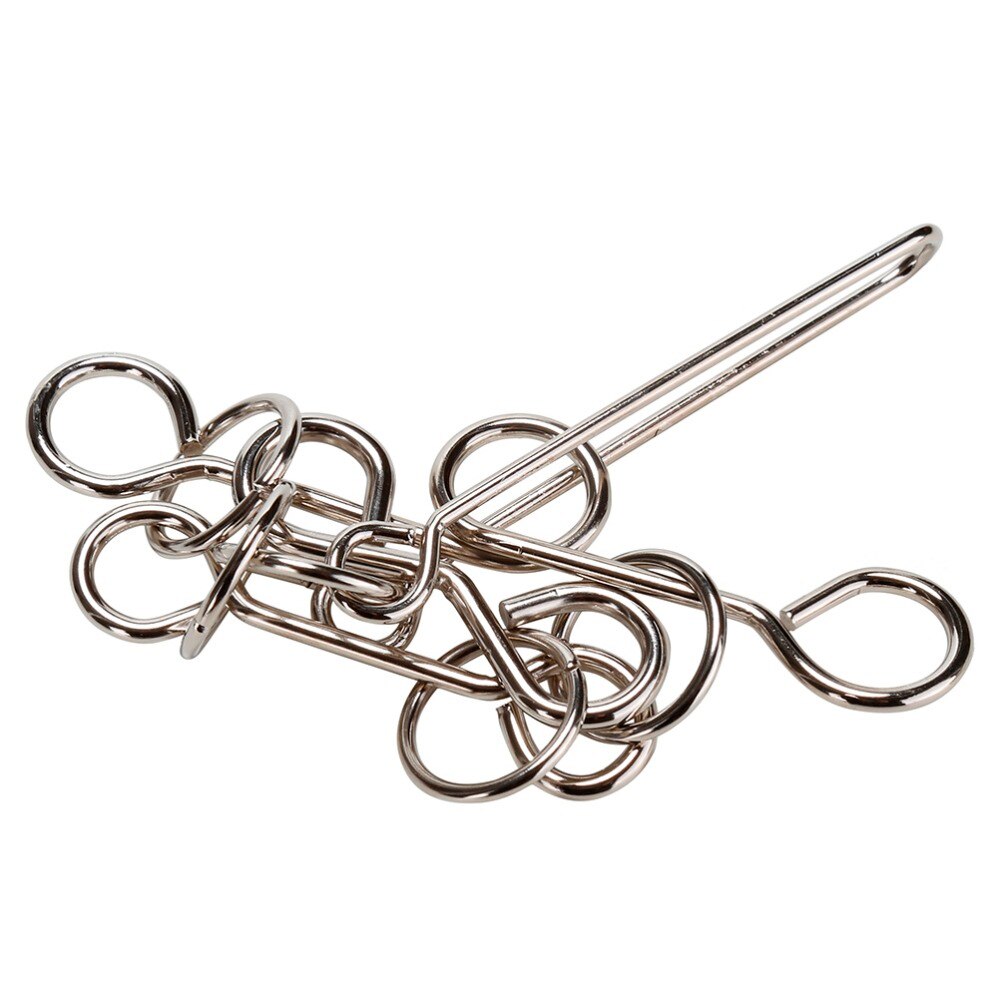 Magic Multi-Vormige Puzzels Metalen Ring Puzzel Metalen Legering Brain Games Intelligentie Spel Geduld Van Praktijk