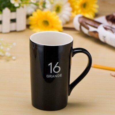 Large capacity ceramic cup cup coffee cup milk cup
