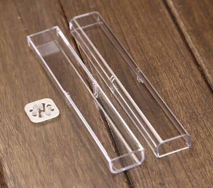 20 stks/partij Luxe etui voor crystal balpen, box kan voor promotionele kristal pen case stylus doos