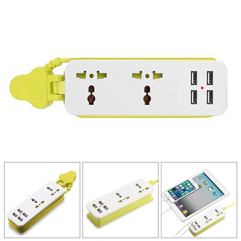 Extension Electrical Socket Portable Charging Ports USB Travel Household Power Strip Electrical Socket Power Sockets Smart Charg