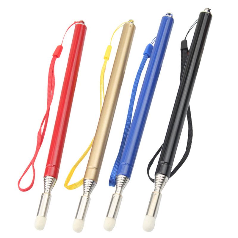 Telescopische Leraren Pointers Rvs Intrekbare Pointer Handheld Presenter Klaslokaal Whiteboard Pointers (Golden)