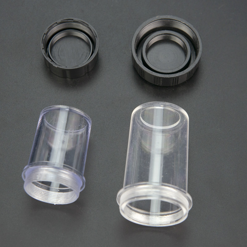 185 195mm Biologische Mikroskop Ziel Objektiv Kunststoff Box 45mm 60mm Schutzhülle RMS Gewinde