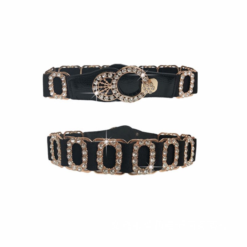 Rhinestone belt ceinture strass diamond western gl...  Grandado