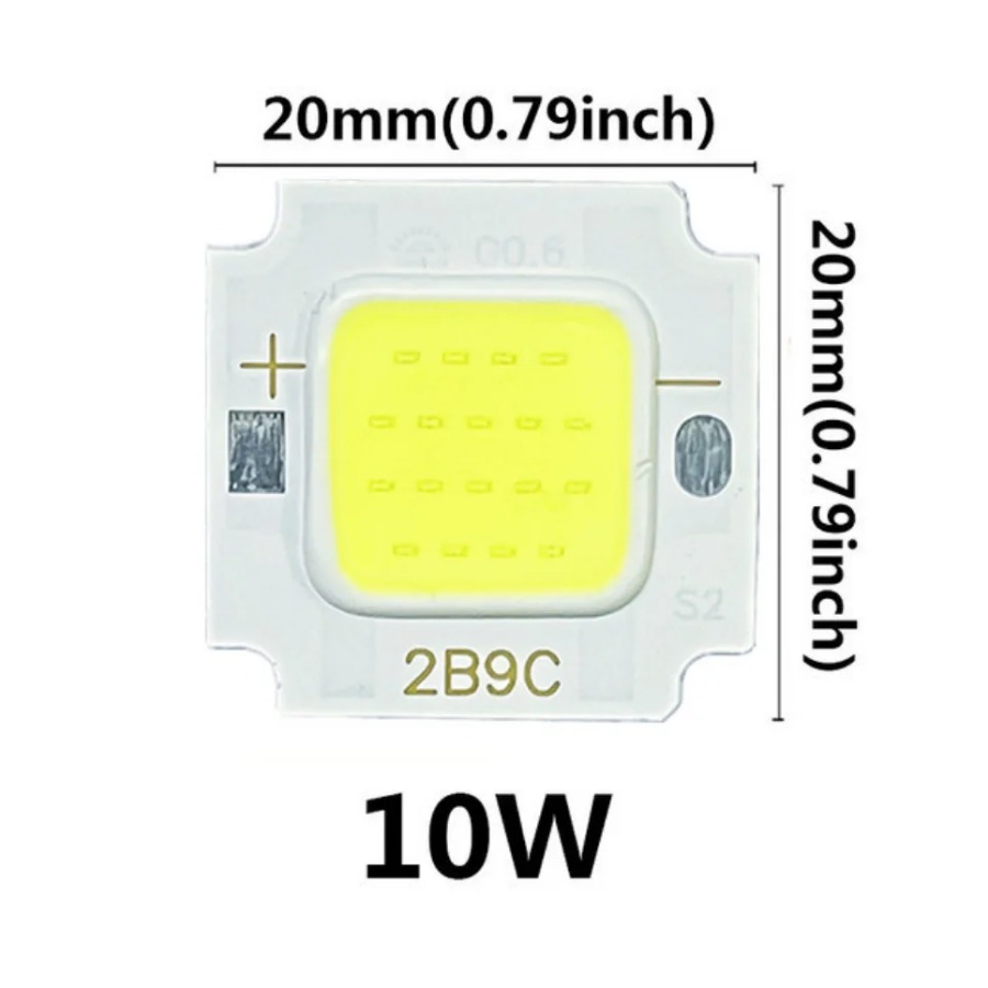 Puce LED COB 10W 20W 30W 50W 70W 100W 27-36V, perles lumineuses SMD blanc froid blanc 100LM/W, bricolage pour ampoule LED projecteur