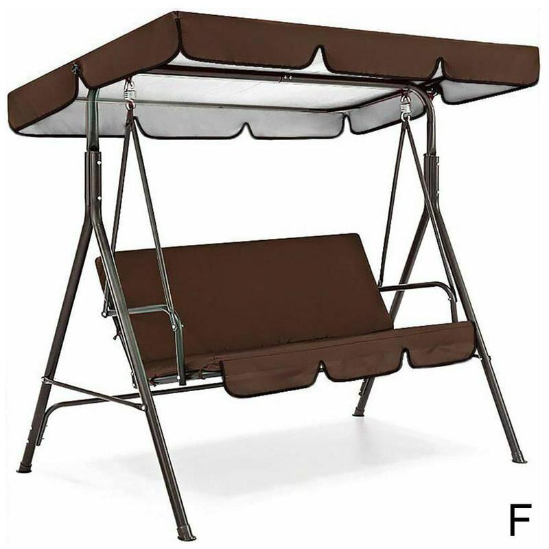 3 Seat Swing Luifels Zitkussen Cover Set Patio Schommel Hangmat Vervanging Stoel Set Cover Schommel Tuin Waterdichte Z6A5: Orange