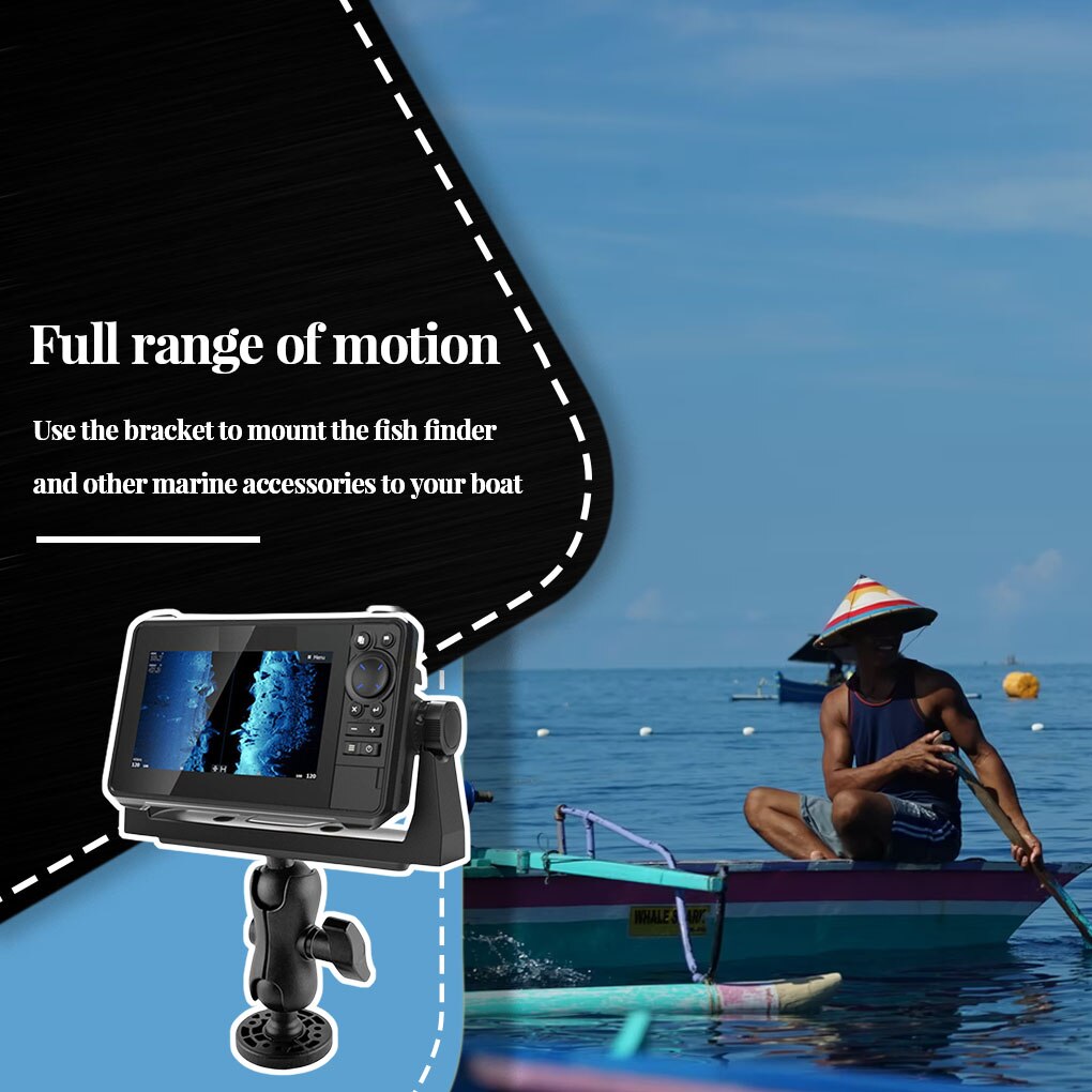 Swivel Fishfinder Mount 360-Graden Roterende Stand Vis Finder Ondersteuning Vissen Levert Vervanging Voor Garmin Gpsmap 162/168