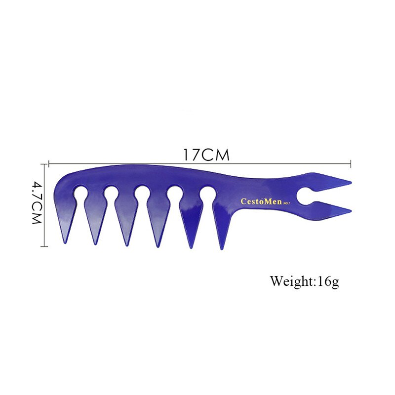 Hair Texture Comb Wide Tooth Texturizing Comb Man Oil Head Hair Pomade Styling Hairdressing Combs For Men