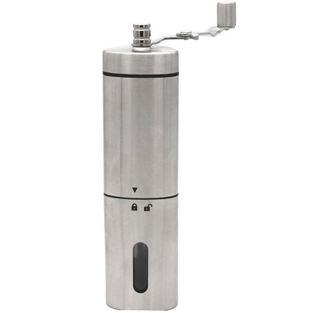 Edelstahl Dreieck Kaffeemühle Manuelle Hand Kurbel Bohne Mühle Kaffeemühle Espresso Hersteller Coffeeware Kaffeemühlen: Ursprünglich Titel