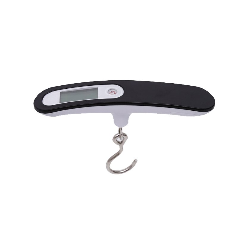 T-shaped Portable Precision Portable Scale Electronic Luggage Scale Electronic Scale Portable Hook Electronic Scale: Black 1