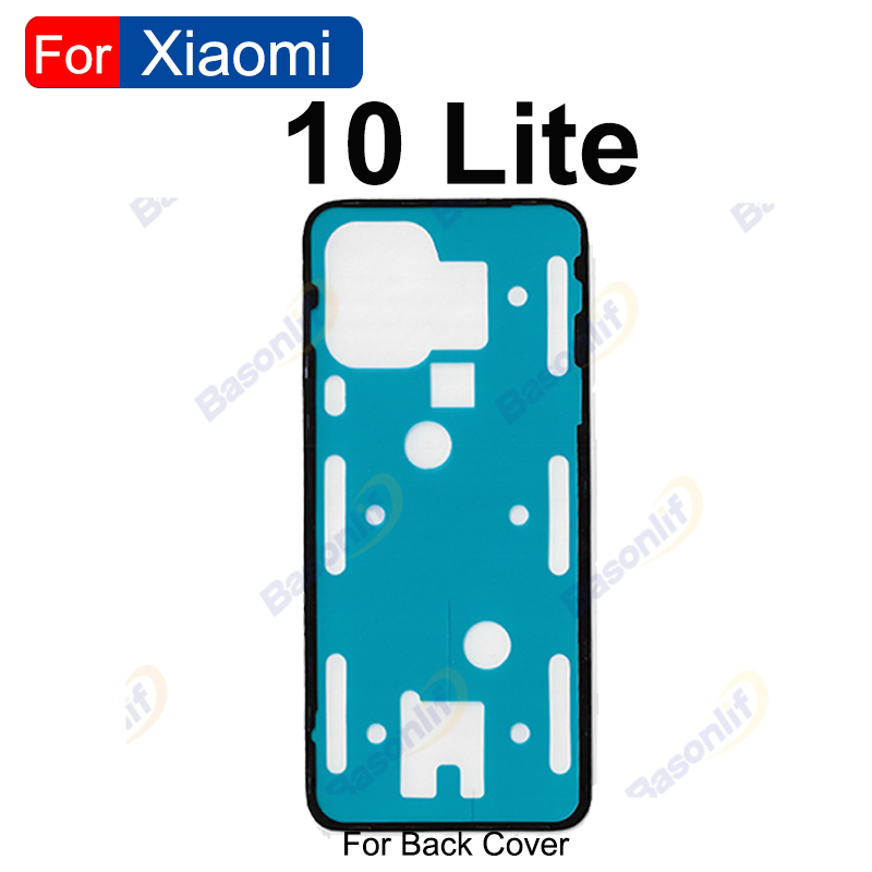Back Cover Waterproof Adhesive For XiaoMi Mi 10 CC9 Pro 9 8 Lite SE 9T Pro POCO X3 Pro Series Rear Sticker Replacement Glue: Transparent