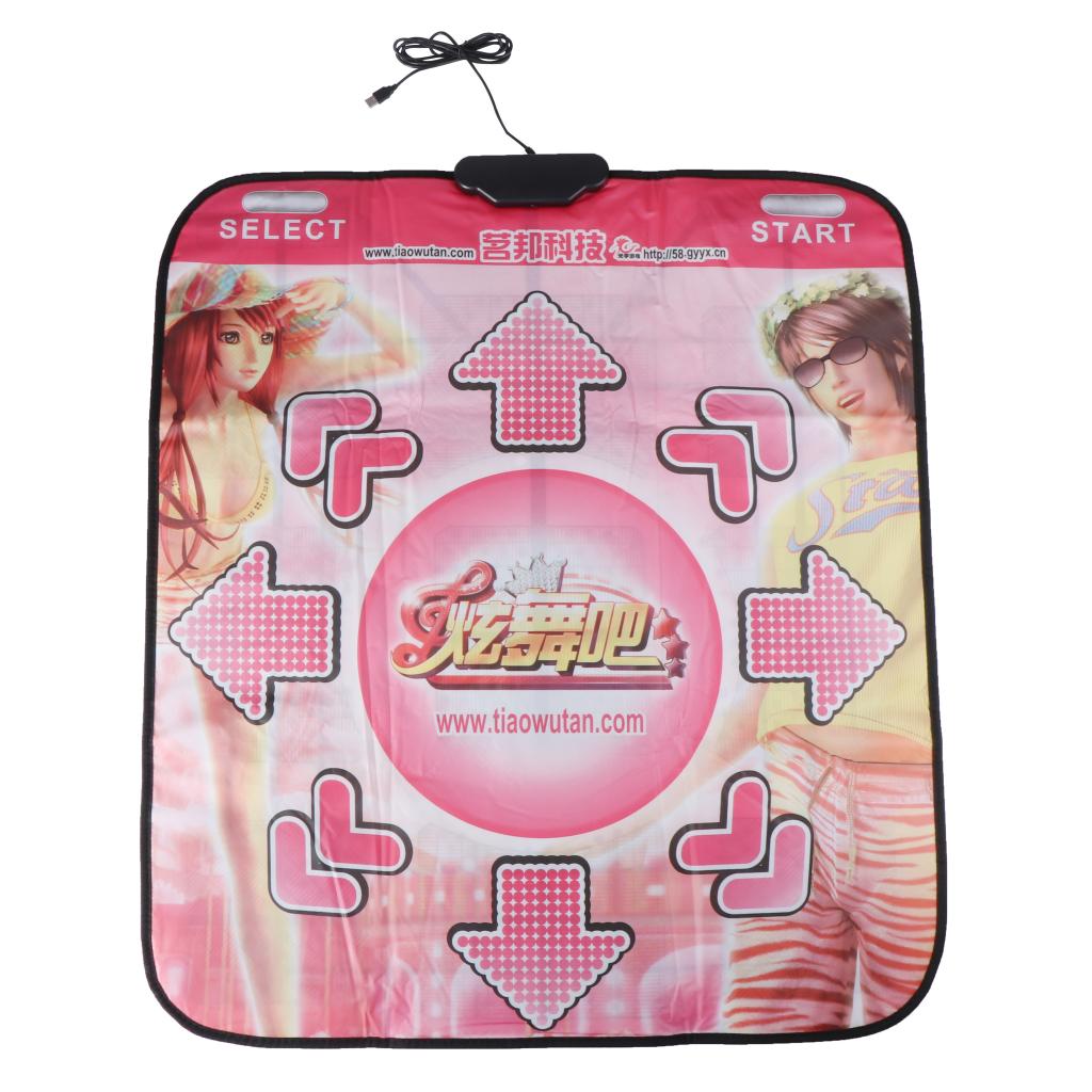 Arcade USB PC Dancing Mat Electronic Fitness Dancer Pad Home