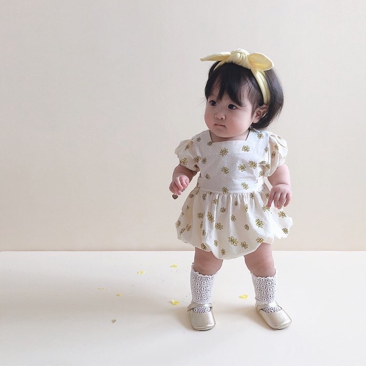 MILANCEL Bodies de bebé hermano y hermana ropa pequeña daisy hermana y poco ropa de hermana coreano stule Body de bebé