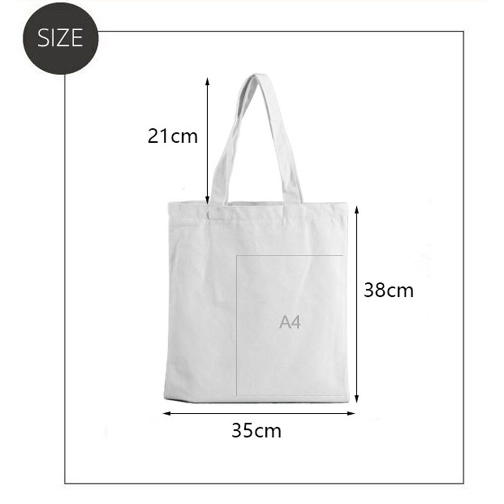 Femmes toile sacs Shopping Eco réutilisable pliable sac à bandoulière sac à main Totebag décontracté école étudiant sacs à bandoulière