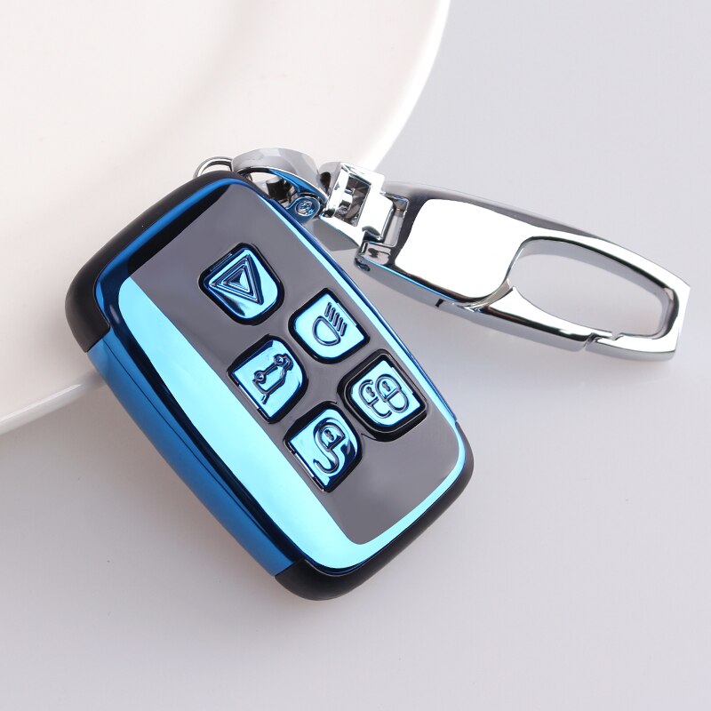 Auto Key Case Cover Shell CarKey Set Voor Land Rover Range Rover Sport Evoque Freelander2 Voor Jaguar XF XJ XJL XE C-X16