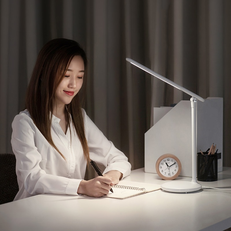 Xiaomi youpin Oogbescherming LED Bureaulamp Draagbare Oplaadbare Tafellamp Touch Kamer Decoratie Leeslamp Aanpassing