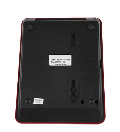 Telefoonnummer beller-id thuiskantoor gratis batterij rode telefoon bureautelefoon kantoor vaste lijn vaste thuis hotel bekabelde telefoon