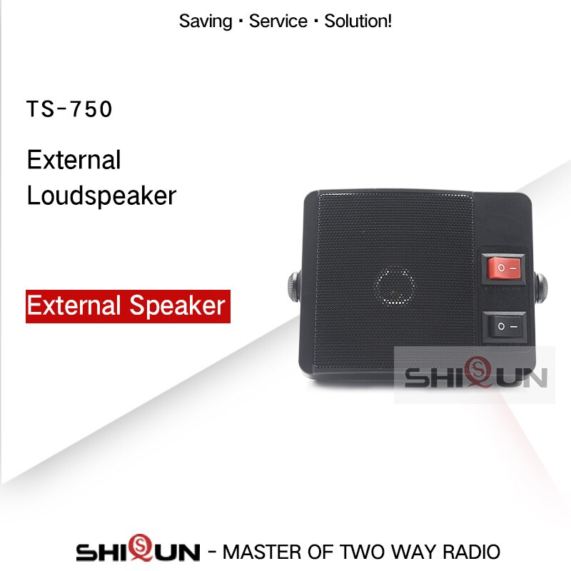 TS-750 de altavoz externo para walkie-talkie de coche, Radio CB TS 750, transceptor Hf de Radio móvil de 2 vías