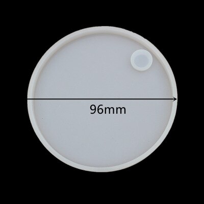 Faites votre propre boîte de rangement cosmétique rotative Silicone moule rond maquillage organisateur bijoux stockage résine Art fournitures: round cover