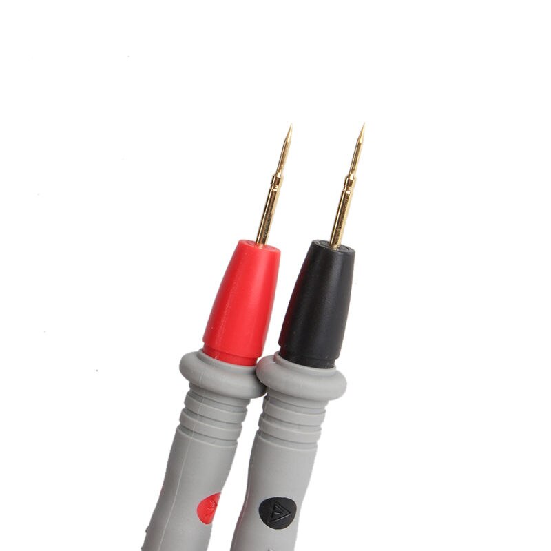 1 pair Soft-silicone-wire Digital Multimeter Probe Needle-tip Universal test leads with Alligator clip For LED tester Multimetro