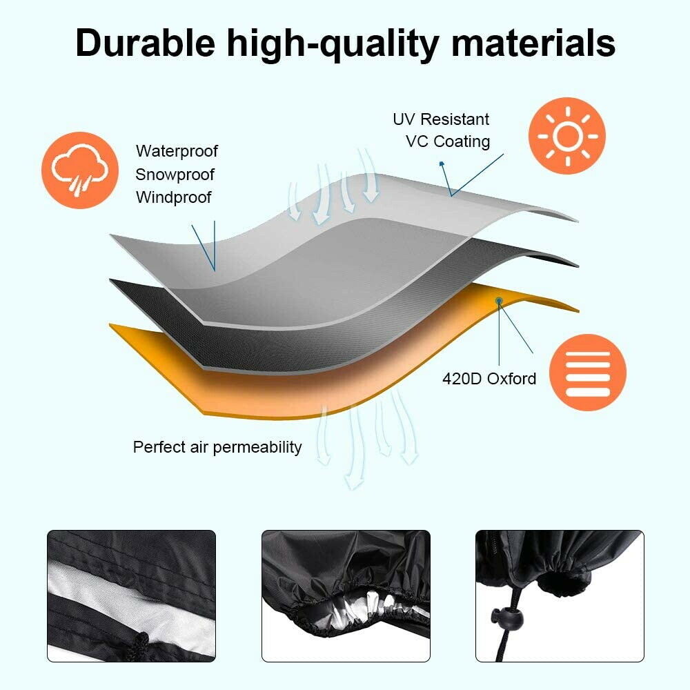 Waterproof Cover Outdoor Sunshade Umbrella Cover Patio Garden Restaurant Shield Cantilever Oxford Cloth Rain Cover Accessories