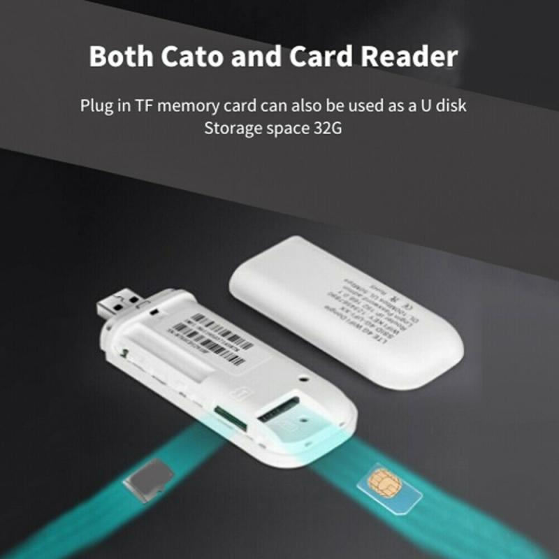 4G LTE Wifi USB módem 3g 4g Usb Dongle Wifi para coche Router 4g Lte Dongle adaptador de red con ranura para tarjeta Sim apoyo B1 B3 frecuencia