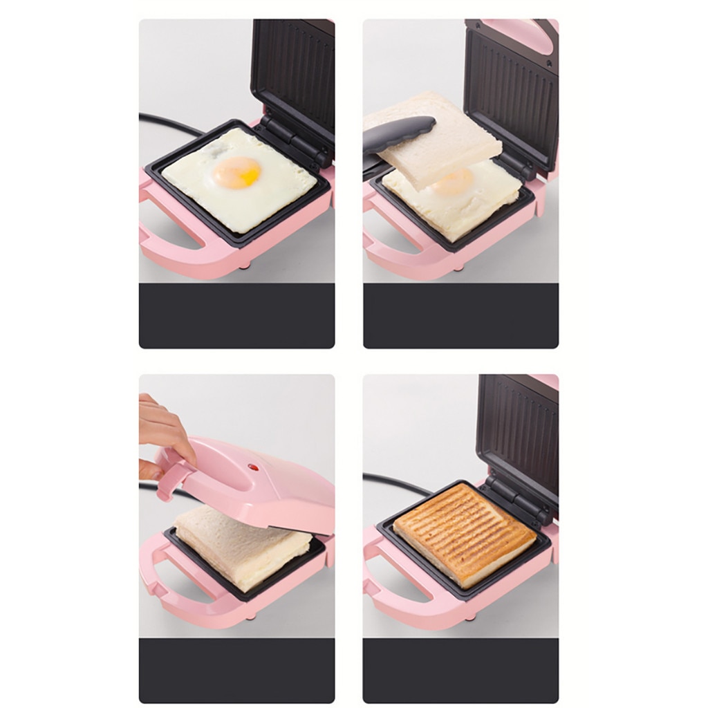 Multi-funktion morgenmad toast maskine automatisk husholdning kage maskine brød maskine opvarmning bagning vaffel maker #y #g40