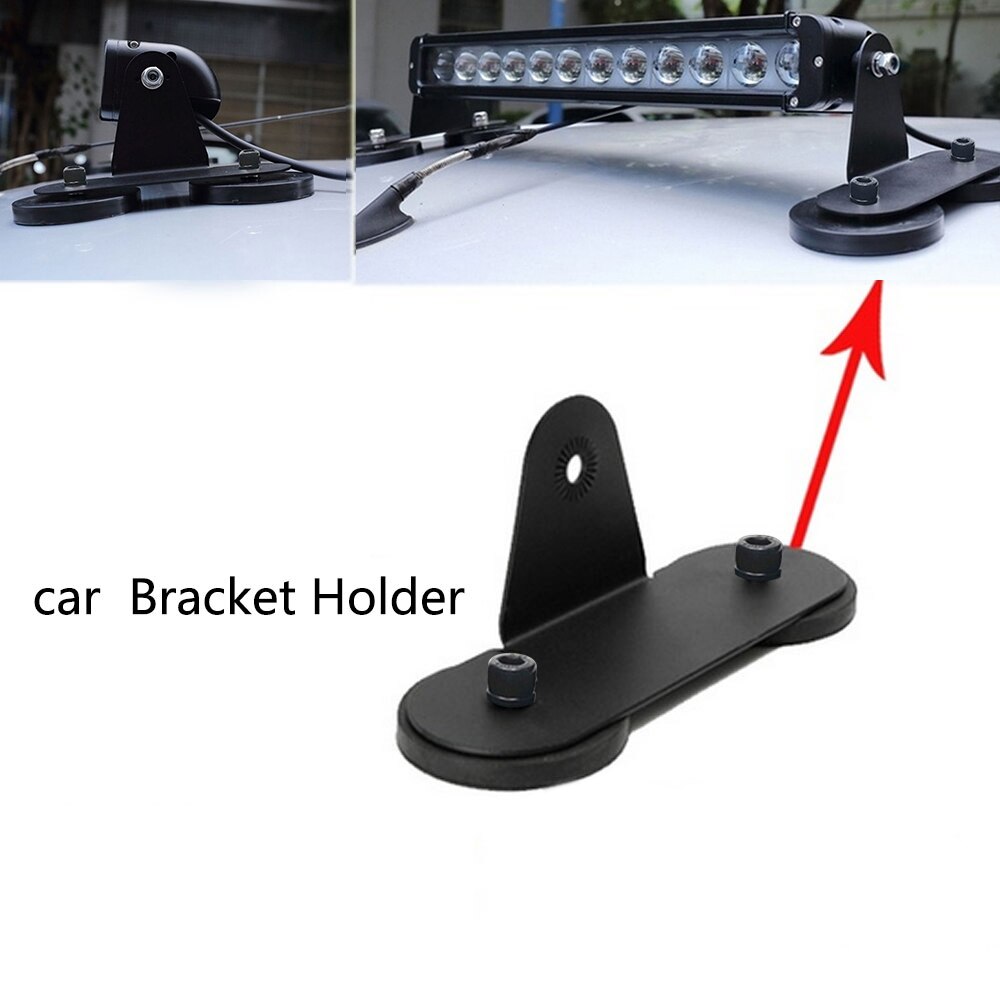 2Pcs Powerful Mount Bracket Holder Magnetic Base Roof LED Light Bar Offroad Modified Fixed Magnet Bracket Easy To Install