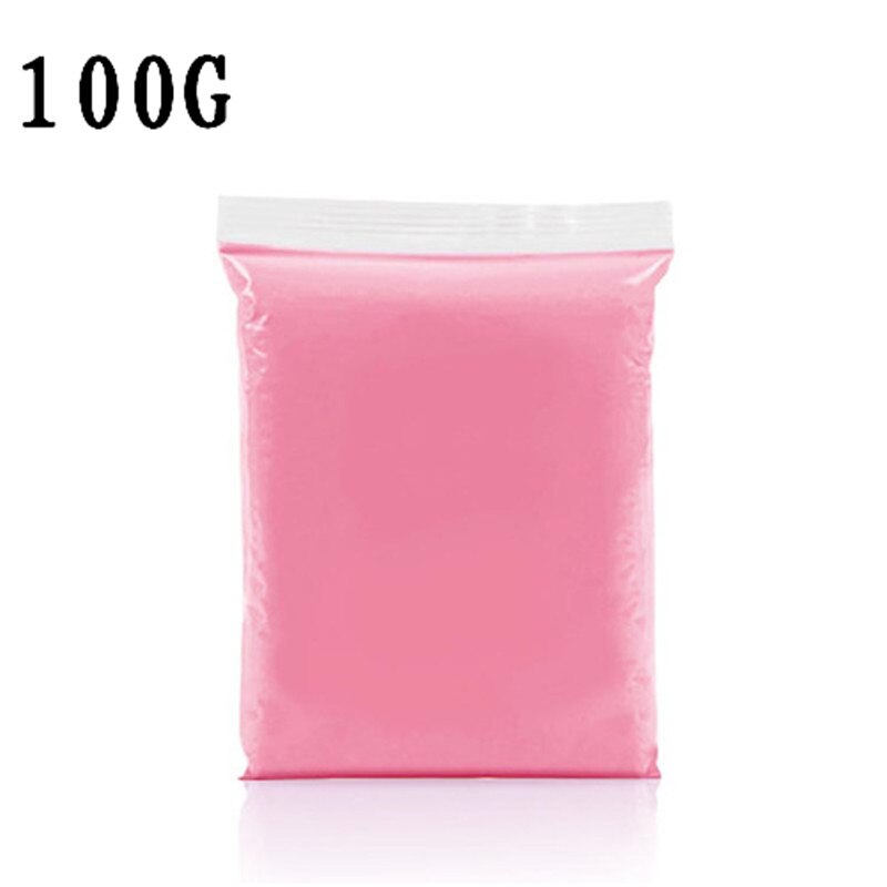 Fluffy Slime Toys Kids DIY Modelling Polymer Clay Intelligent Learning Education Slime Additives Plasticine Toys For Children: Pink