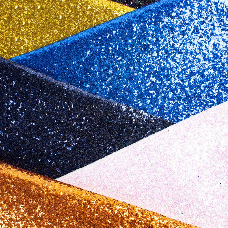 50cm*138cm pailletten glitter imitatieleer stoffen diy handgemaakte naai kleding accessoires benodigdheden