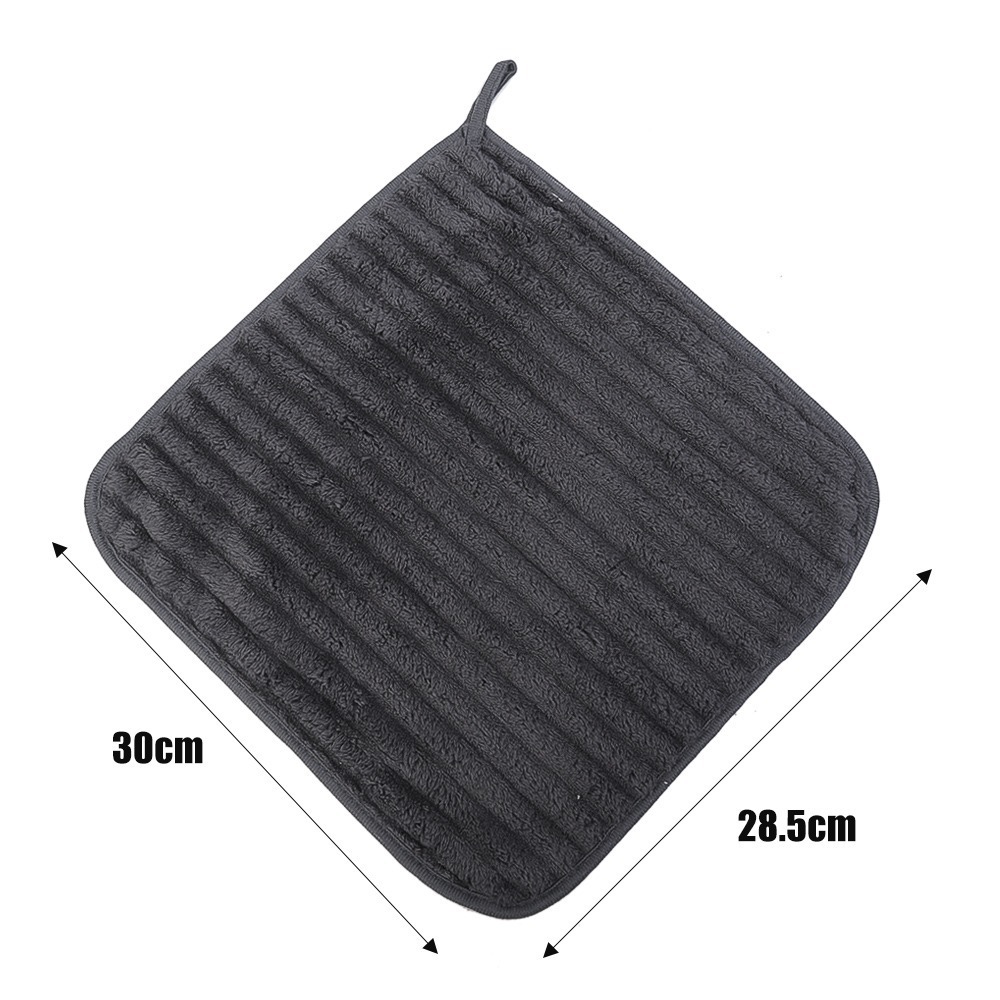 Toalla de limpieza de manos de lana Coral, toalla absorbente gruesa, pañuelo suave duradero, toalla para lavar platos de cocina, 5/1 Uds.