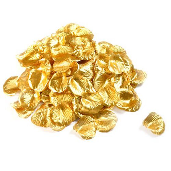 500 stk guld silke kronblade