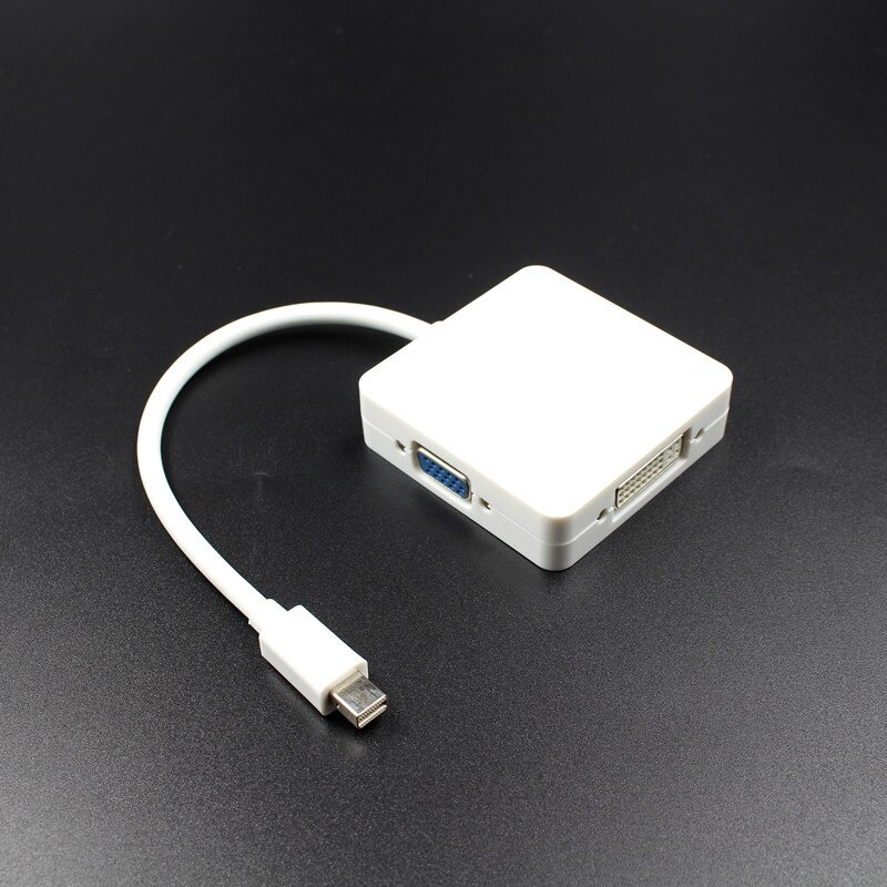 3-in-1 Mini DisplayPort Adapter - HDMI, VGA, DVI - for MacBook Pro