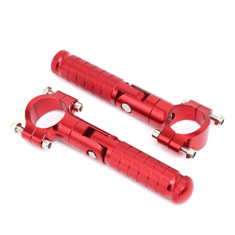 Aluminum Motorbike Footrests Adjustable Foot Pegs Supports Suitable for Motorcycle Enhancing Riding Posture and Reducing Fatigue