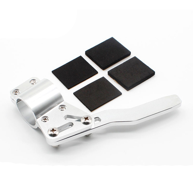 Jdm universell aluminium bil styling justering ratt sving stang forlengelse blinklys spak posisjon opp sett: Sølv