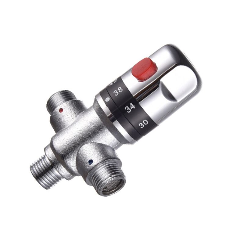 Bronze válvula termostática misturador de controle temperatura da água torneira do banheiro válvula l9cc