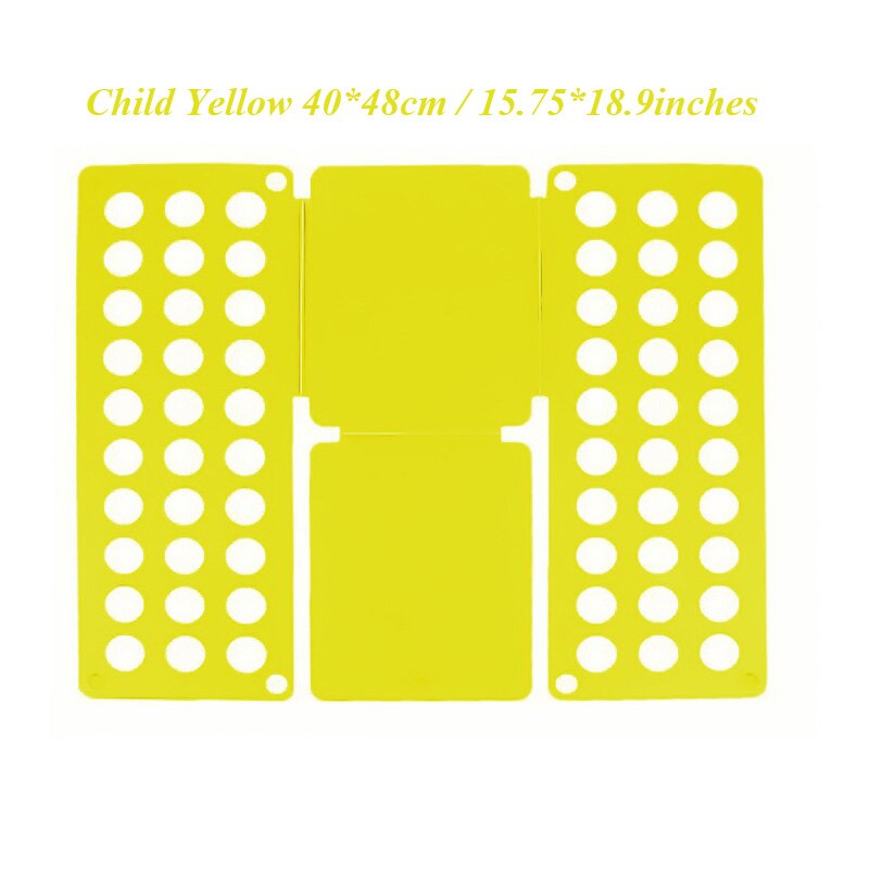 Clothes Folding Board Adult Child Clothing Folder Closet Organizer Folders Boards Quick Clothes Holder Laundry for Mom: CHILD-Yellow
