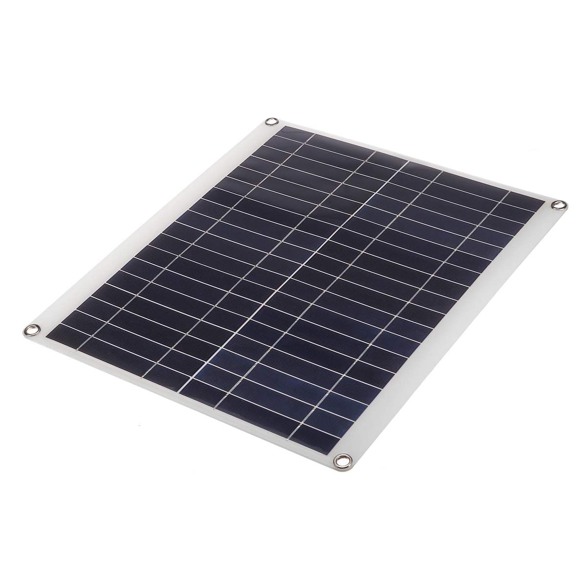 80W 18V Solar Panel Dual USB Output DC 5V-3A Solar Cells Poly Solar Panel for Car Yacht Battery Boat Charger with Battery Clip