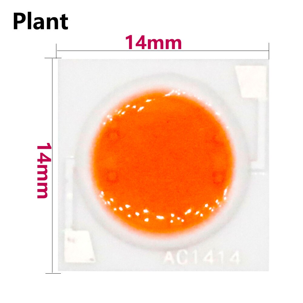 1 stk led cob chip diode vokse lys fuldt spektrum  ac220v 10w 20w 30w 50w led perler lampe phytolamp til planter dyrke telt belysning: Plante 220v 5w