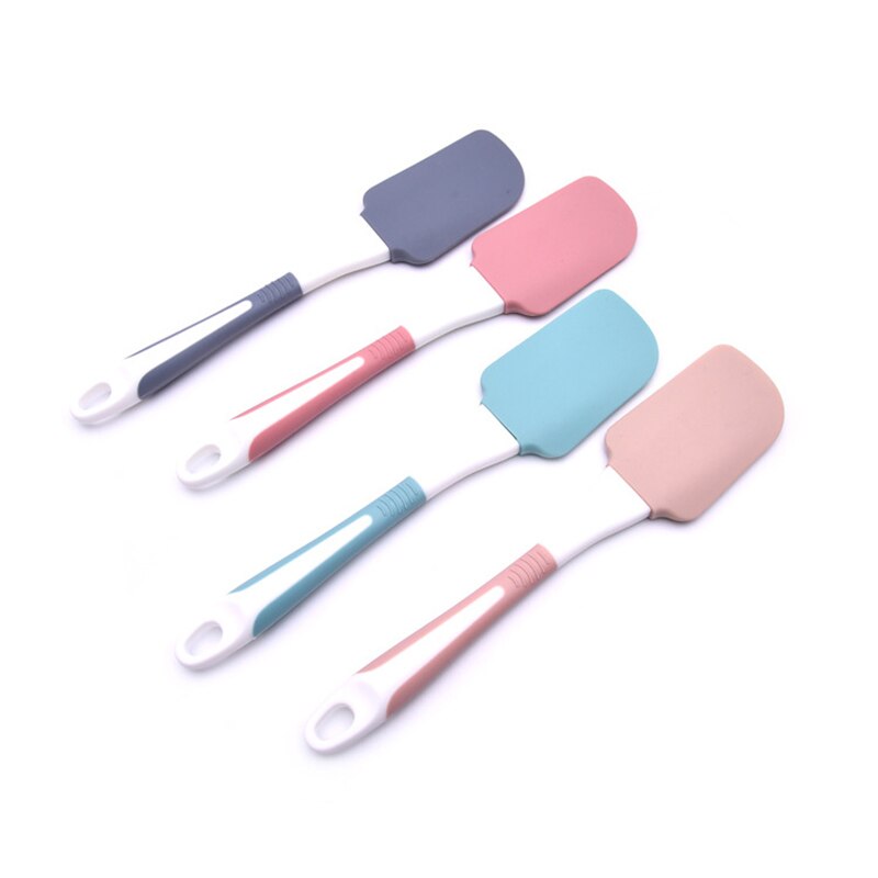 Brosse spatule en Silicone, grattoir à pâtisserie, ustensiles de cuisine, outils, brosses à huile résistantes à la chaleur, grattoir à crème à gâteau 1 pièces: random spatula