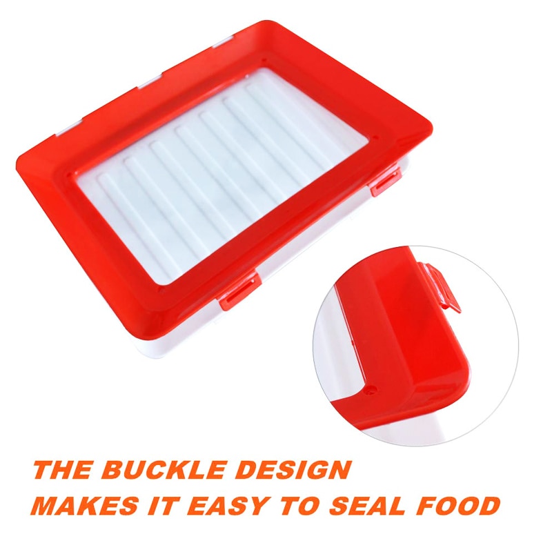 Fruit and Vegetable Tools Food Plastic Preservation Tray Storage Container Kitchen Tools