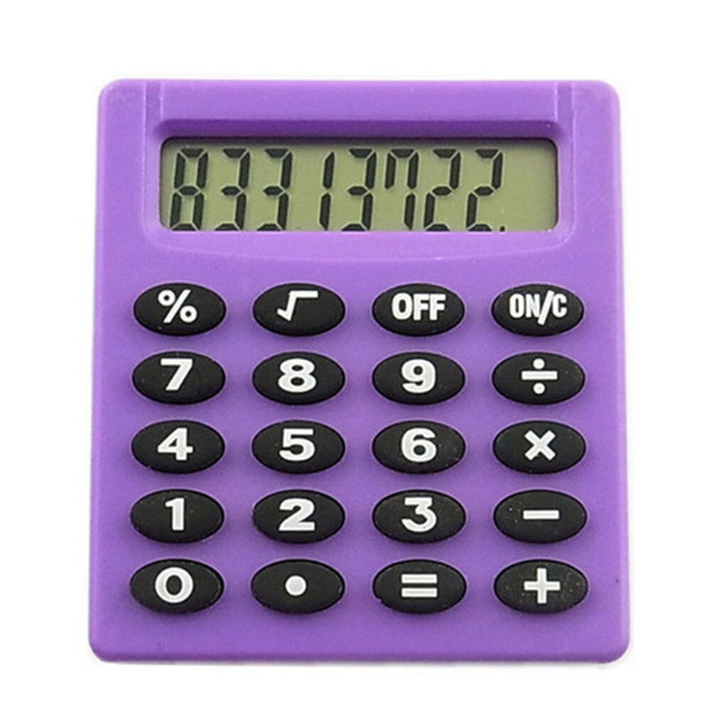 Student Mini Electronic Calculator Candy Color Calculating Office Supplies