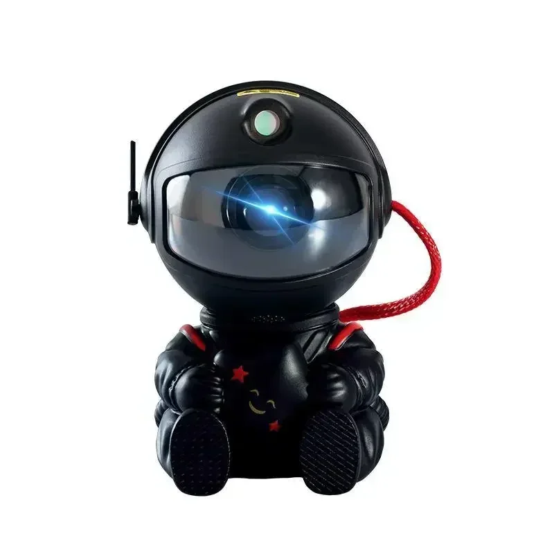 Proyector de estrellas de galaxia, cielo estrellado, brillo nocturno, luz de proyección de astronauta, decoración del hogar, dormitorio, de Navidad para niños: Blanco frío