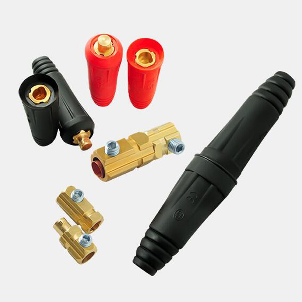 1Pair Tig Mig Rapid Fitting Europe Welding Machine Cable Connector Quick Connector Welding Machine Plug DKJ10-25 35-50 50-70