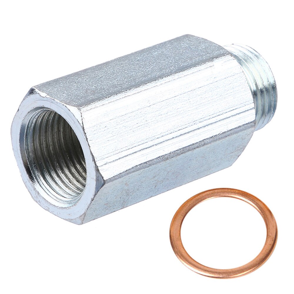1Pcs Rvs M18x1.5 Lambda O2 Zuurstofsensor Extender Spacer Voor Decat Waterstof Lambda O2 Extender Spacer # BL4