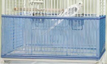 3 tamaños diferentes, malla elástica, jaula de loro, cubierta de red de malla, se ajusta ampliamente a la mayoría de las jaulas de pájaros