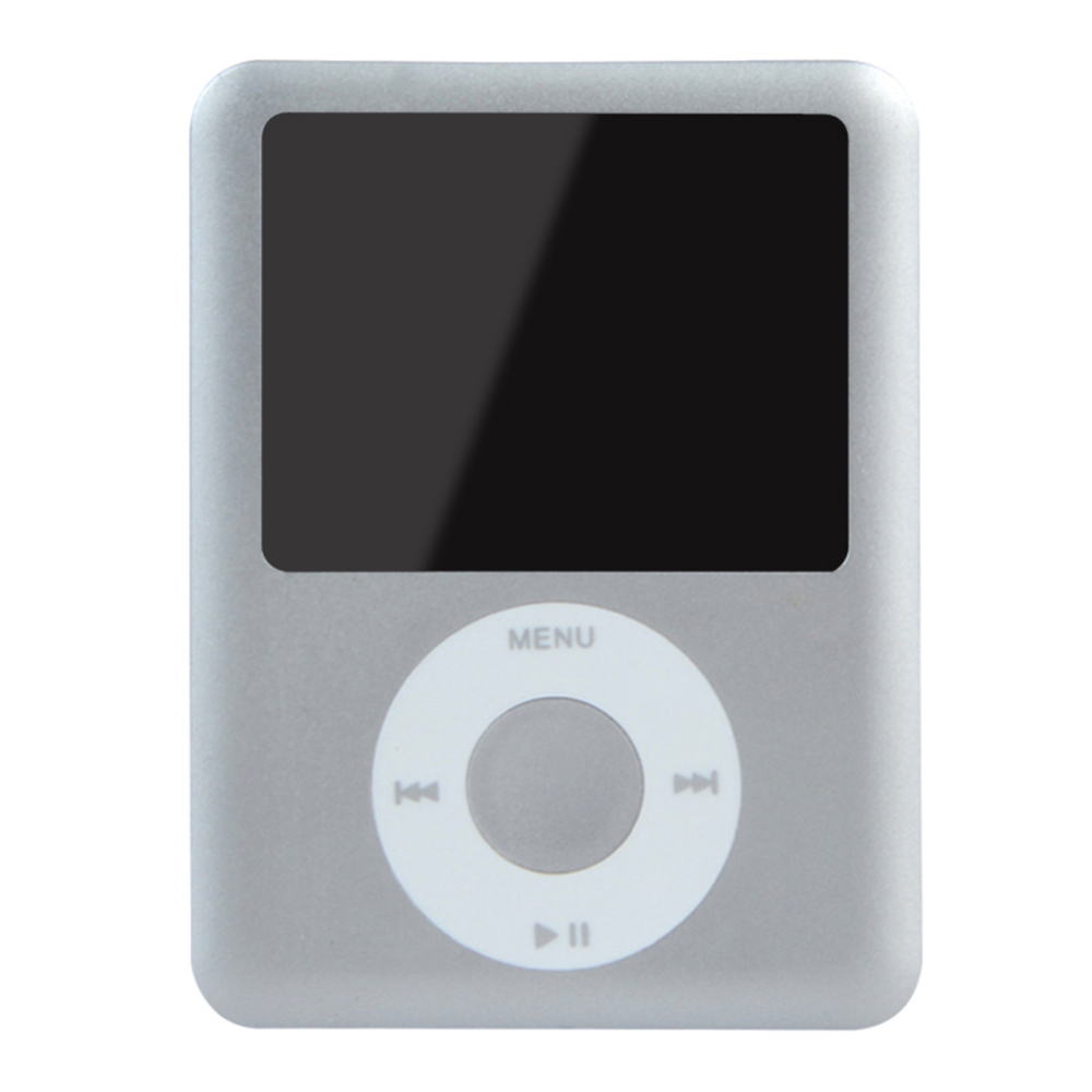 32gb 1.8 tum  mp4 spelare musikspelare 6 färger 4th generation  mp3 mp4 spelare bärbar walkman med videoröstinspelare: Silvergrå
