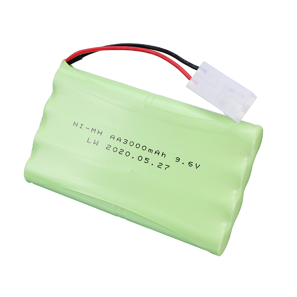 Batería ni-cd Ni-MH de 9,6 V, 700mAh, 800mAh, 1000mAh, 1400mah, 1800mAh, 2800mAh: Gris