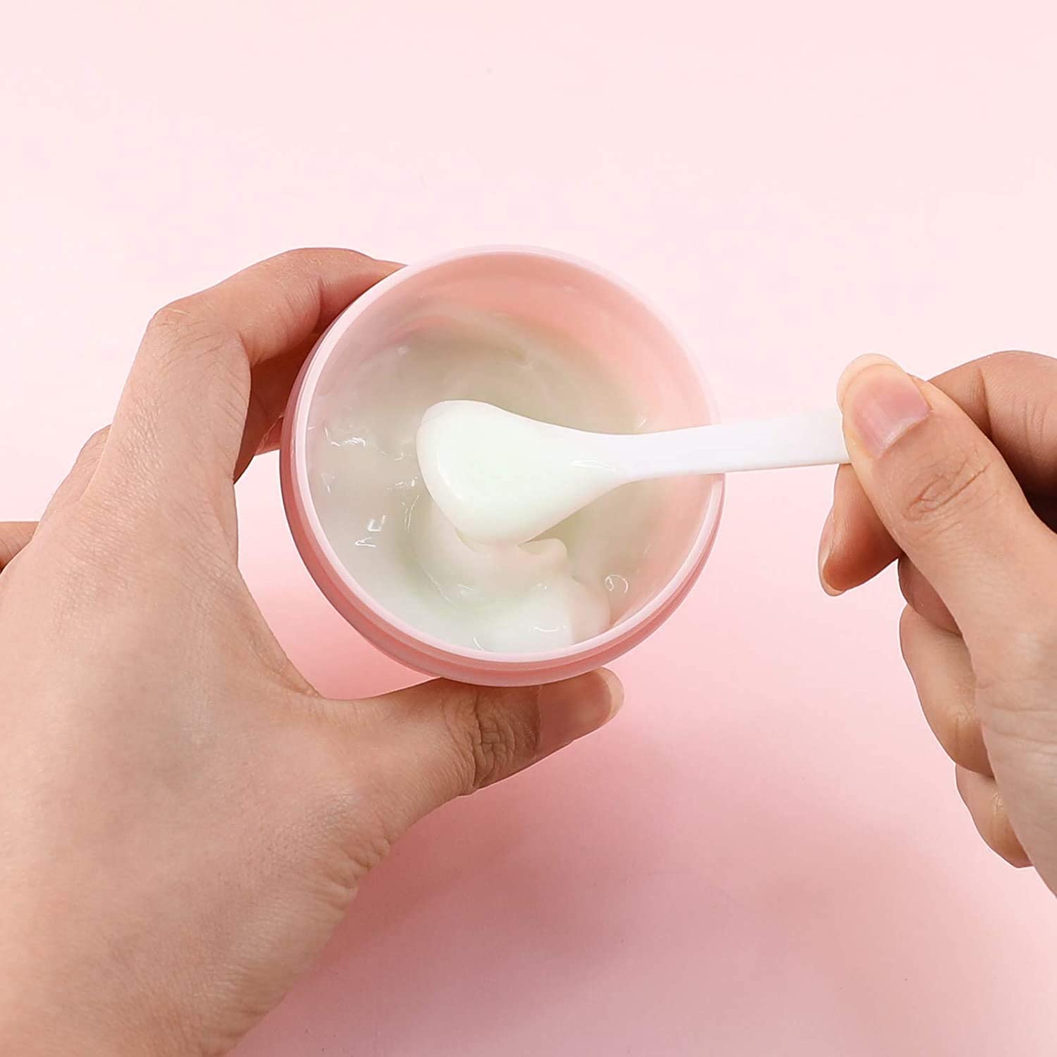 10 stuks lege potjes 50g 100g 200g veelkleurige plastic cosmetische make-up gezichtscrème container ijspot met binnendeksel