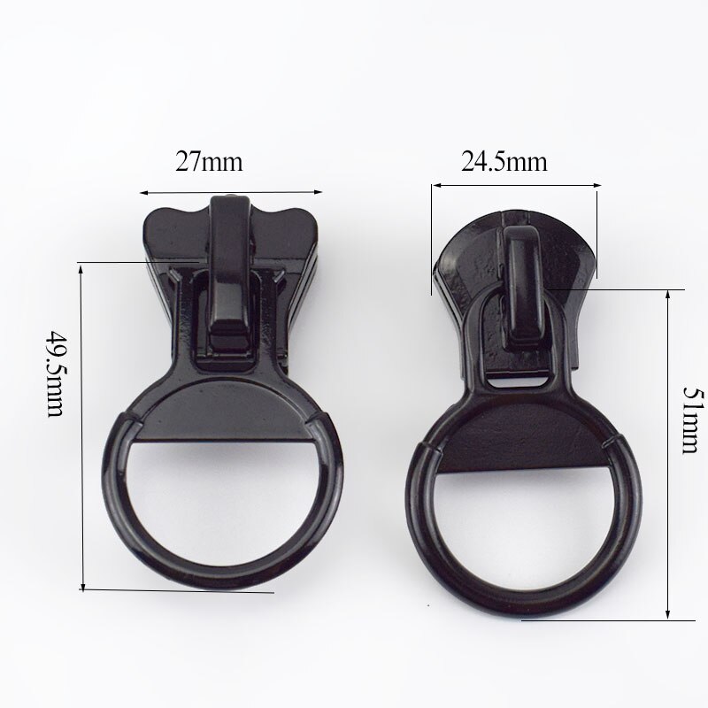 Meetee 1Pc 60/75/100/150/200cm 20# Extra Large Resin Zipper Black Open-End Auto Lock Zip DIY Down Jacket Coat Sewing Accessories