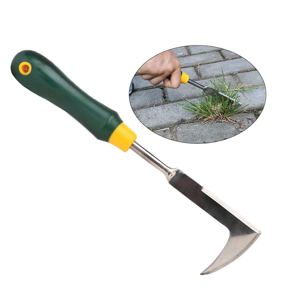 Right-angle Weeder Sod Knife Weeder Has Soft Ergonomic Handle Stainless Steel L-Shape Blade Stainless Steel Garden Tool
